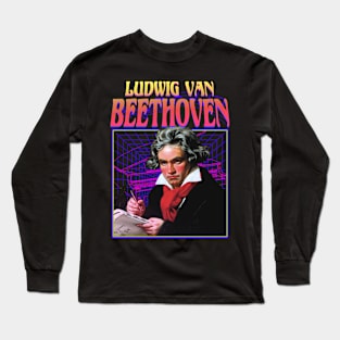 BEETHOVEN 80's Band Design Long Sleeve T-Shirt